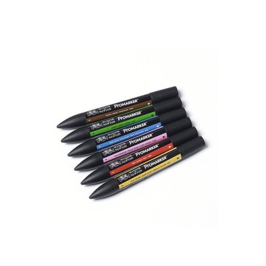 Dessin & Arts Graphiques Creastore Feutres | Set De 6 Brushmarkers Couleurs De Tons Moyens