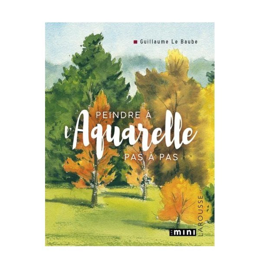 Peintures Creastore Livres Aquarelle | Peindre A L'Aquarelle Pas A Pas - Livre