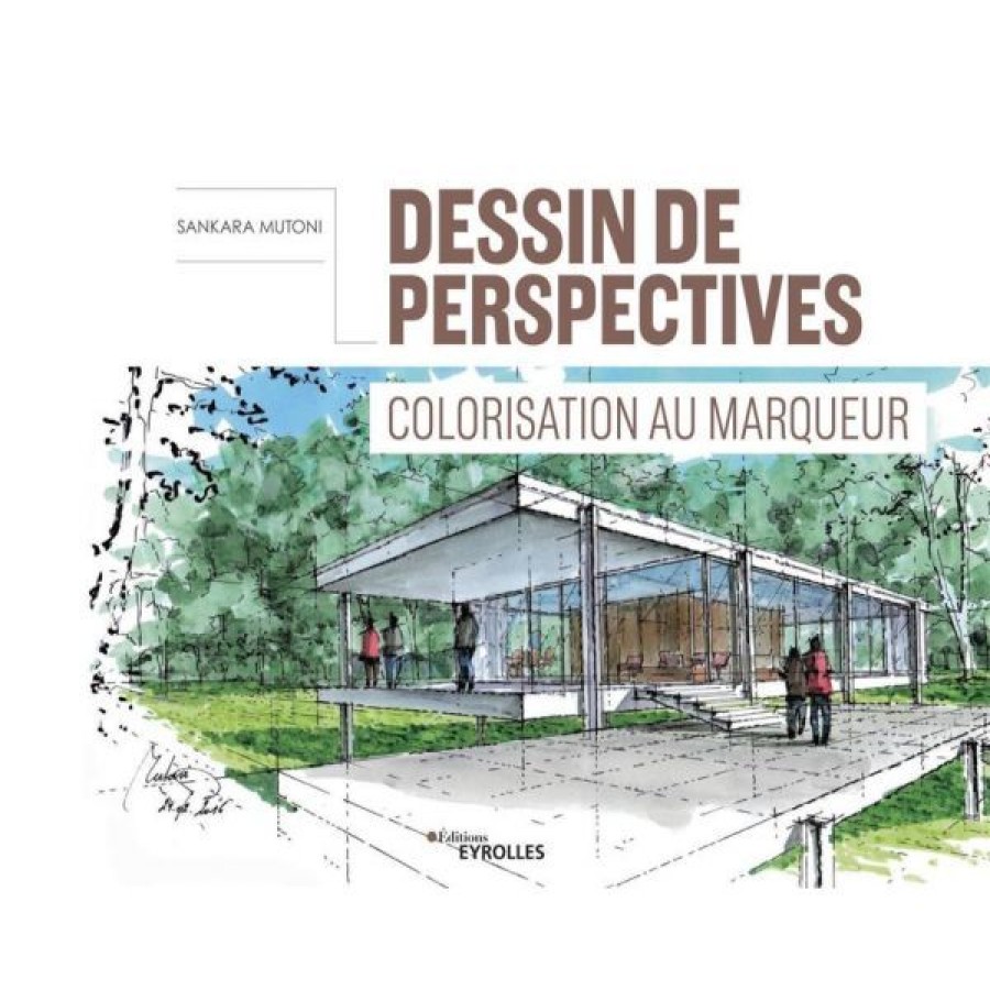 Dessin & Arts Graphiques Creastore Livres Dessin | Dessin De Perspectives - Colorisation Au Marqueur - Livre