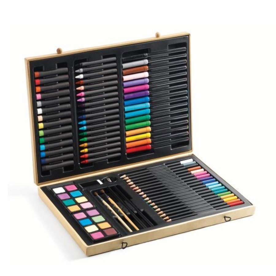 Dessin & Arts Graphiques Creastore Crayons De Couleurs | Mallette D'Artiste Djeco