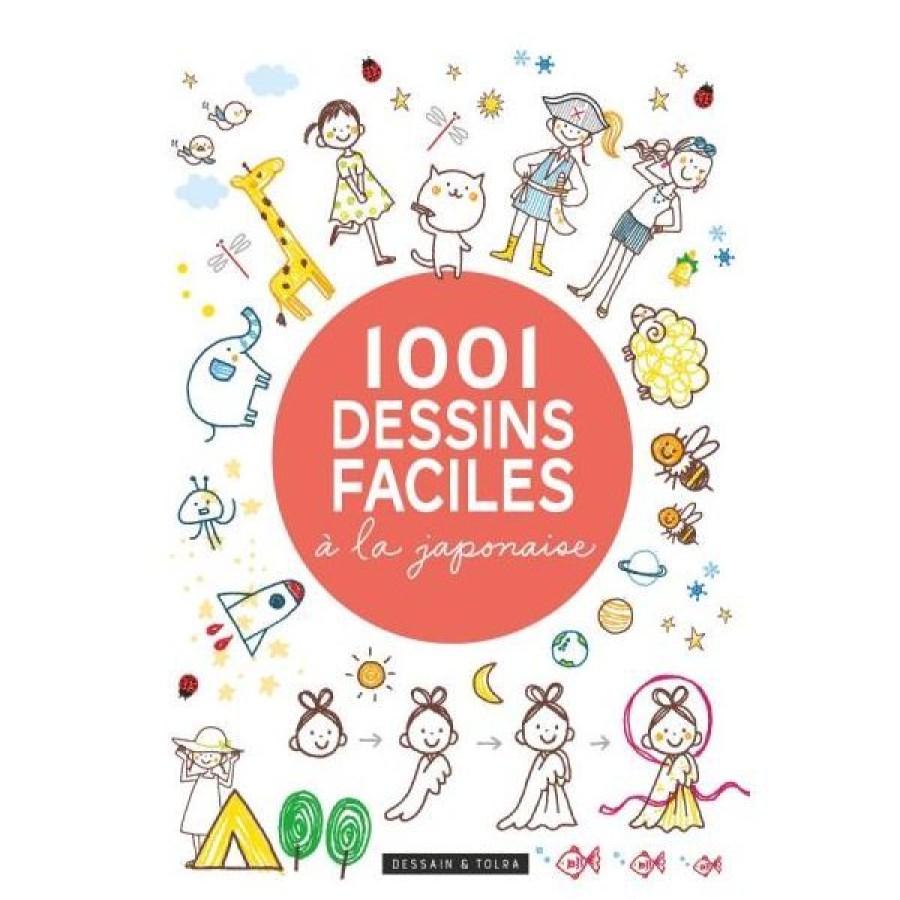 Dessin & Arts Graphiques Creastore Livres Dessin | 1001 Dessins Faciles A La Japonaise - Livre