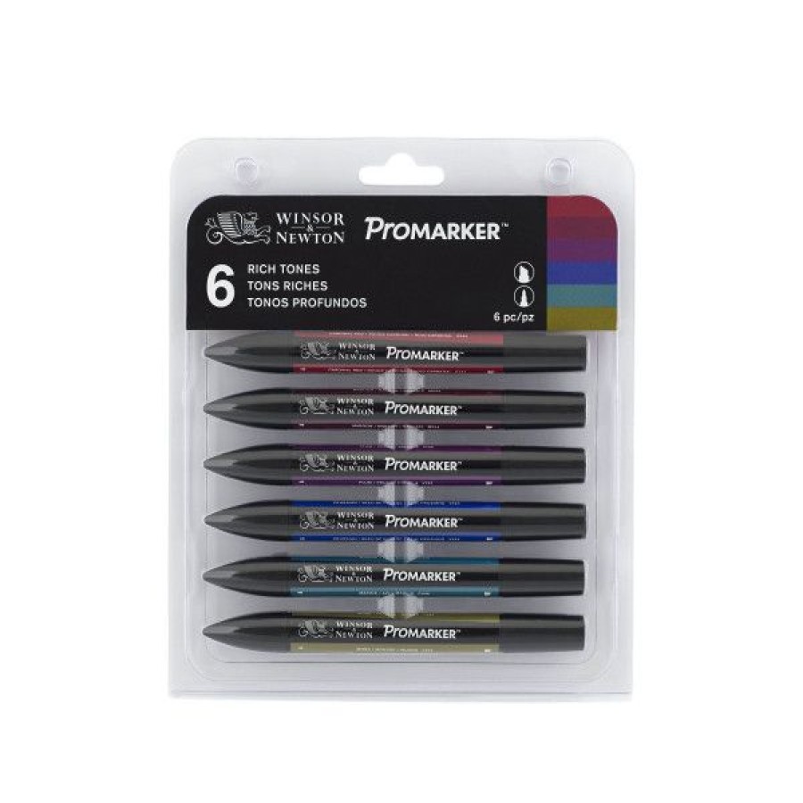 Dessin & Arts Graphiques Creastore Feutres A Alcool | Set De 6 Promarkers Tons Riches