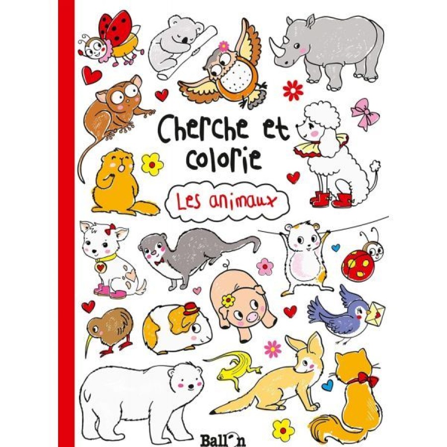 Loisirs Creatifs Creastore Livres Coloriage & Mandala | Cherche Et Colorie "Les Animaux" - Livre