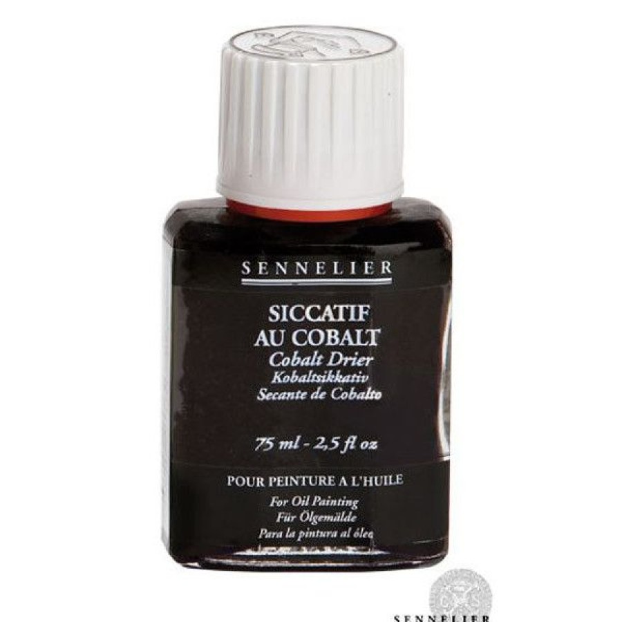 Peintures Creastore Mediums & Vernis Peinture A L'Huile | Siccatif Au Cobalt Flacon 75 Ml - Sennelier