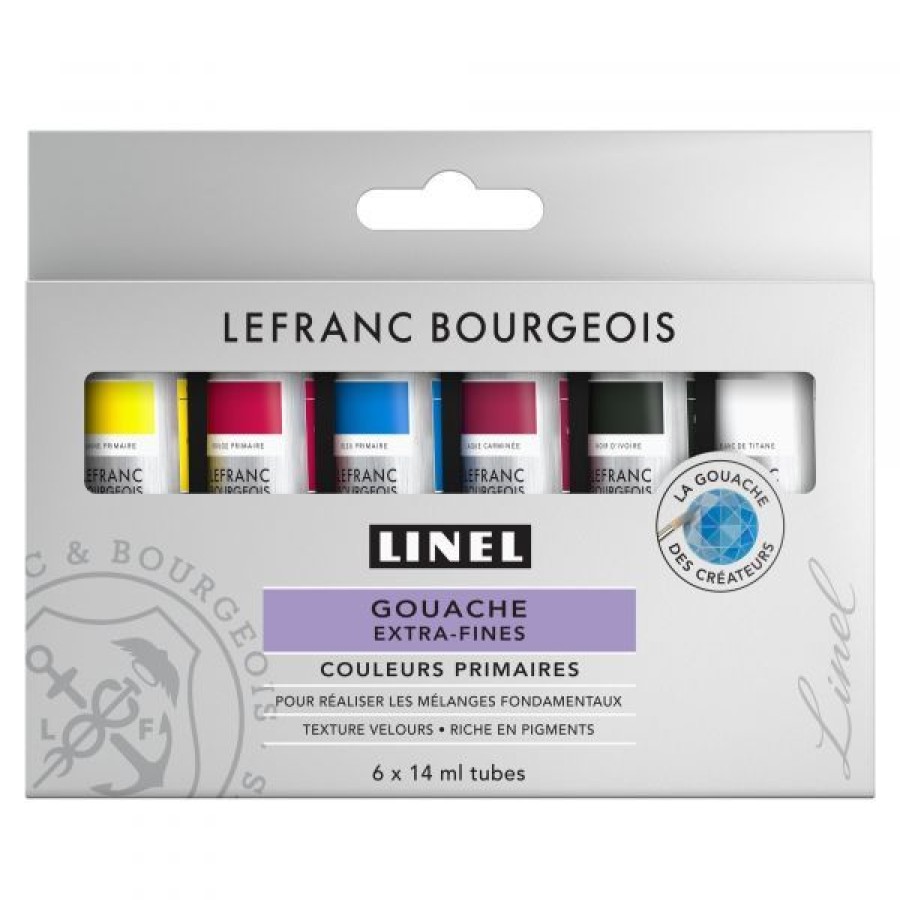 Peintures Creastore | Gouache Linel - Set De Primaire 6X14Ml