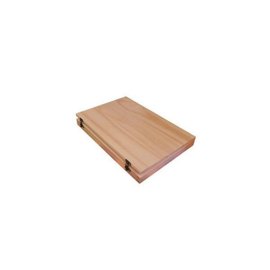 Chassis Toiles Et Chevalets Creastore Boite De Rangement | Boite Vide En Bois Pour 48 Pastels