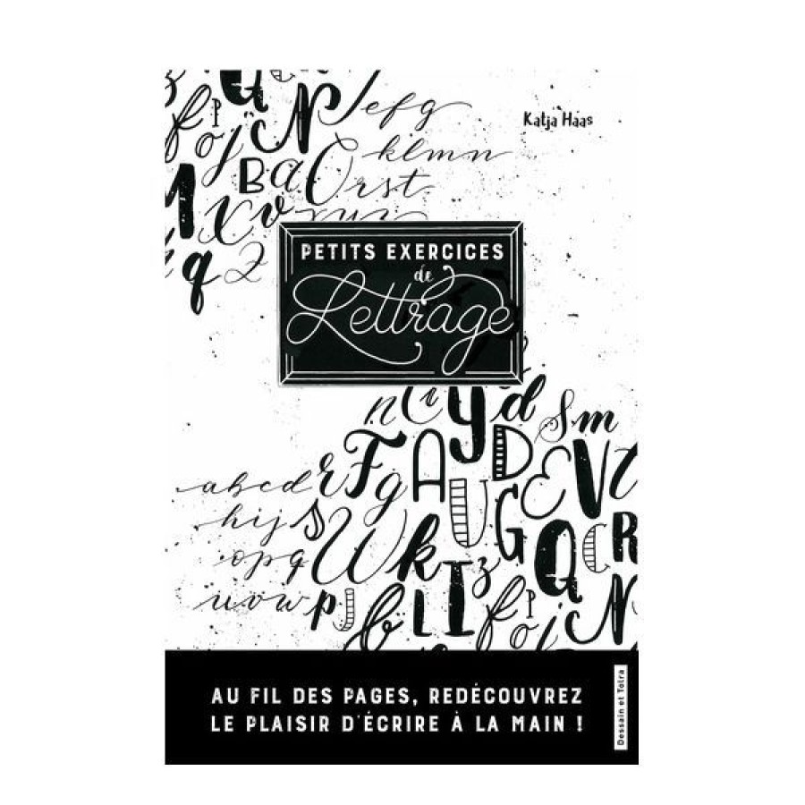 Dessin & Arts Graphiques Creastore Livres Dessin | Petits Exercices De Lettrage - Livre