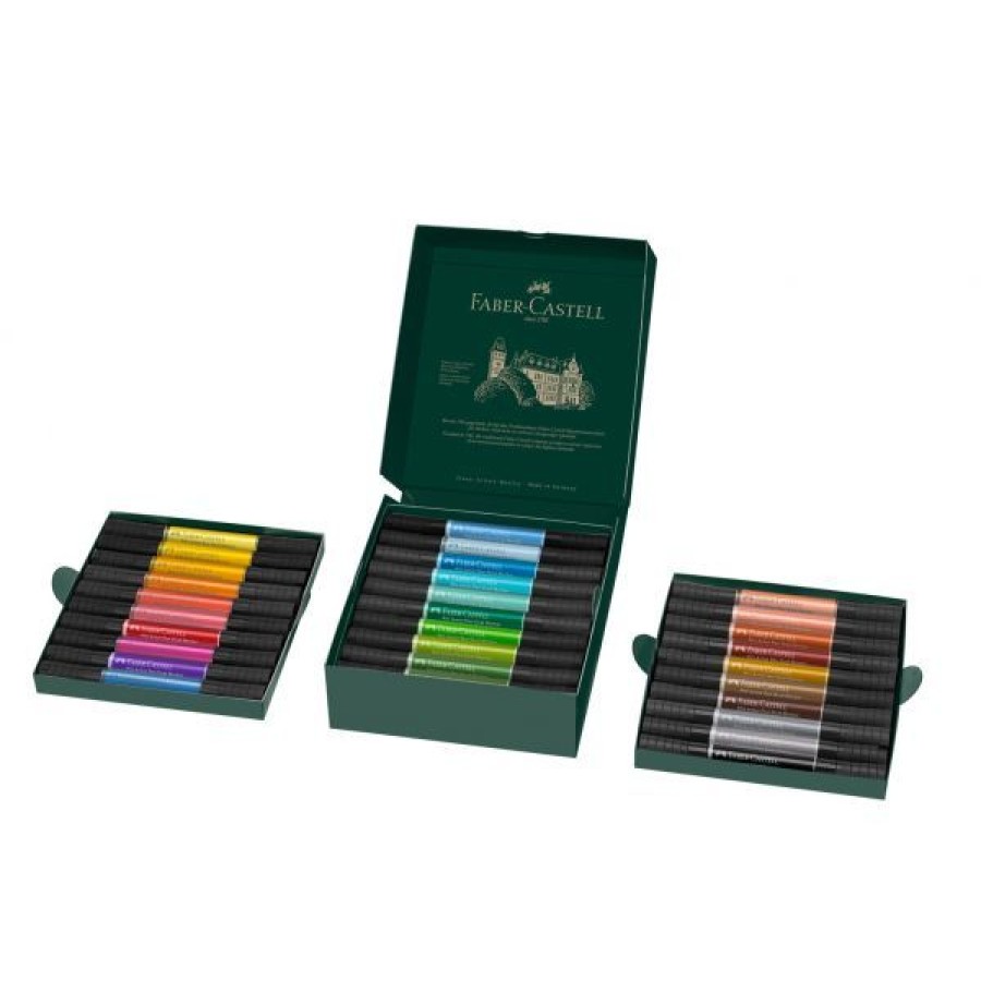 Dessin & Arts Graphiques Creastore Feutres | Set 30 Feutres Pitt Artist Dual Marker - Double-Pointe - Faber-Castell