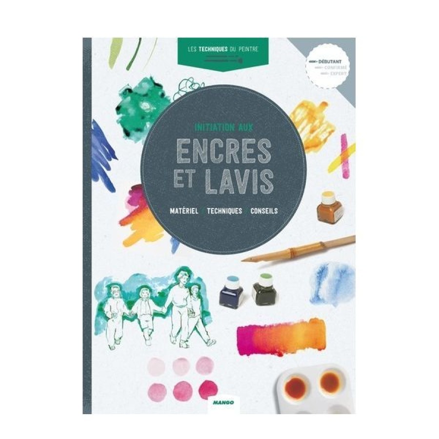 Dessin & Arts Graphiques Creastore Livres Calligraphie | Initiation Aux Encres Et Lavis - Livre