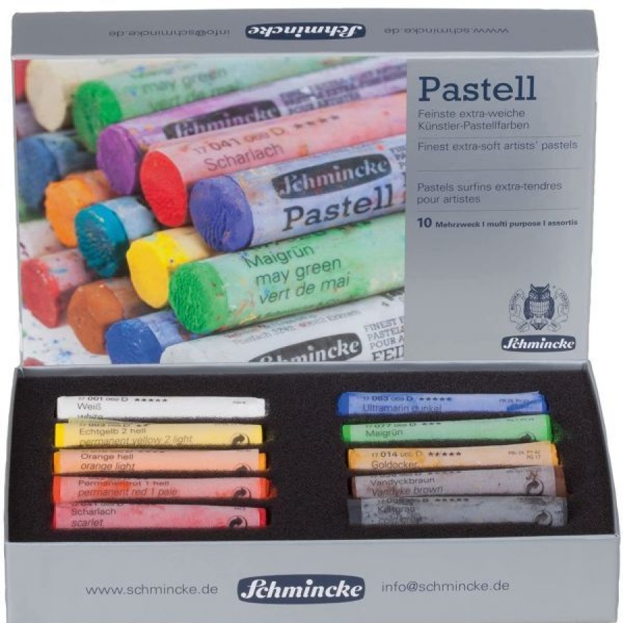 Dessin & Arts Graphiques Creastore Pastels Secs Craies | Boite De Pastels Entiers Schmincke