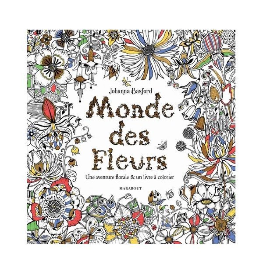 Loisirs Creatifs Creastore Livres Coloriage & Mandala | Monde Des Fleurs Johanna Basford - Coloriage - Livre