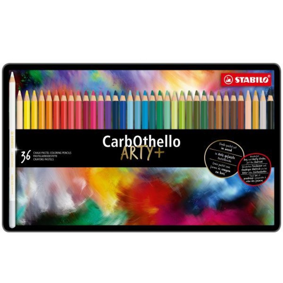 Dessin & Arts Graphiques Creastore Pastels Secs Craies | Boite De Crayons Pastels Carbothello - Stabilo