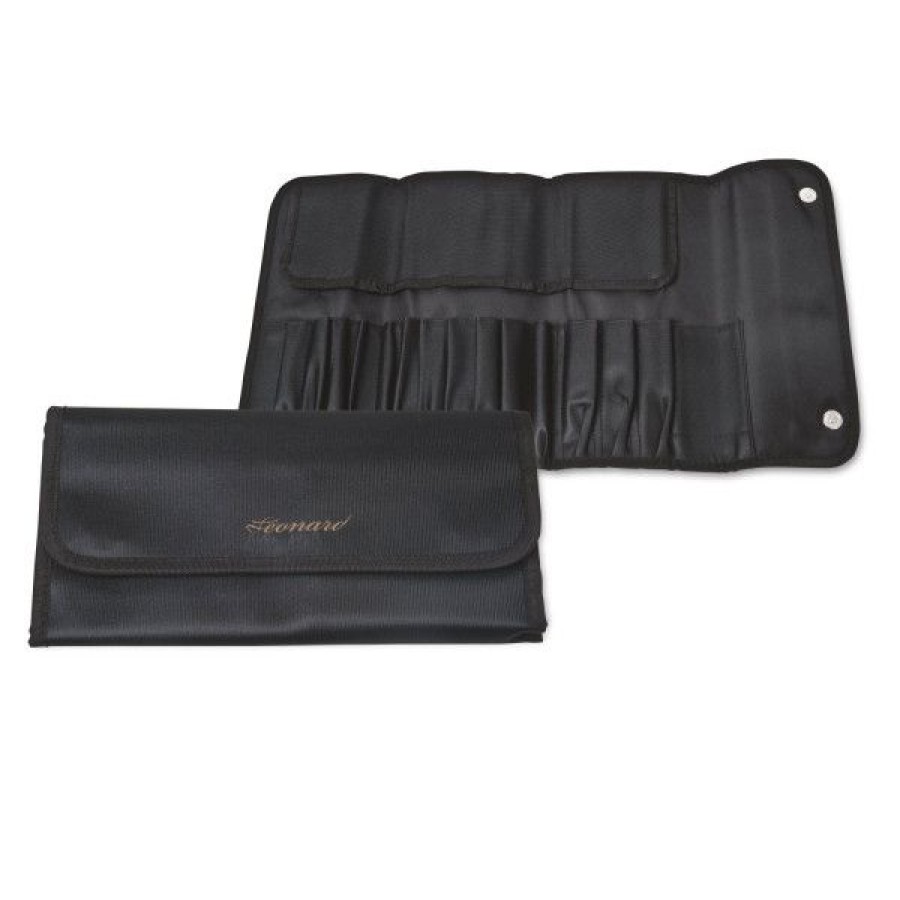 Pinceaux & Fournitures Creastore En Pochette | Trousse Souple Noire Pour Pinceaux