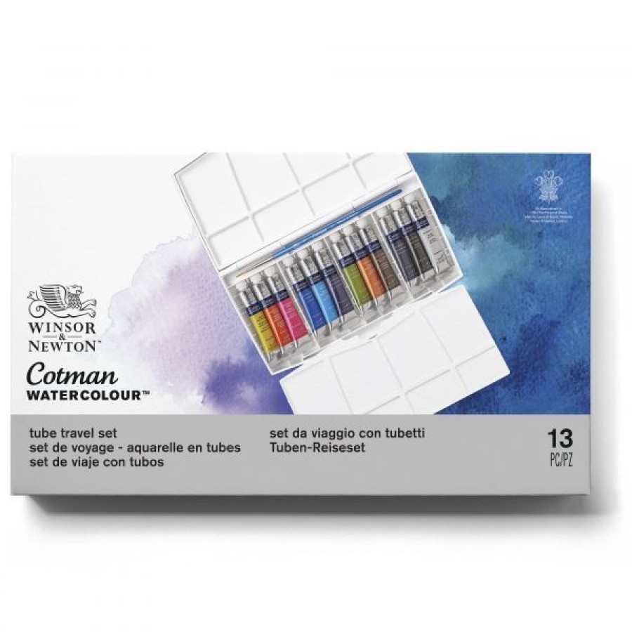 Peintures Creastore Peinture Aquarelle Fine | Boite Aquarelle Cotman 12 Tubes 8Ml - Winsor & Newton