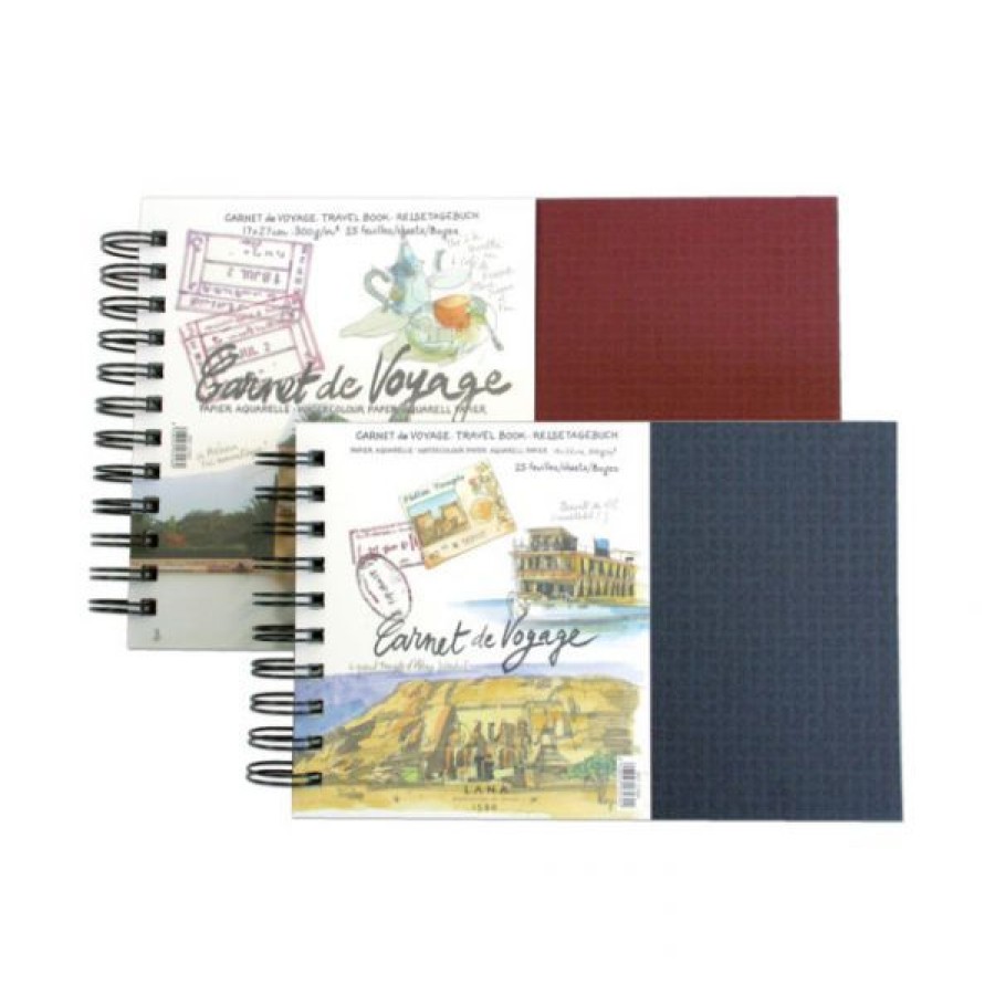 Papiers Creastore Papiers Peinture Aquarelle | Carnet De Voyage Lana - Hahnemuhle