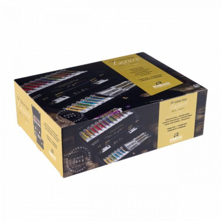 Peintures Creastore Peinture A L'Huile Extra&Fine | Coffret Huile Rembrandt Extra Fine Luxe