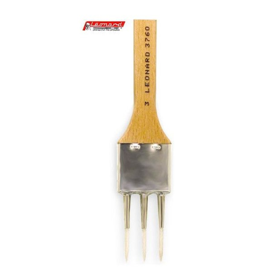 Pinceaux & Fournitures Creastore Spalters Balais | Spalter A Brosses (Ou A Peignes) Soies Rondes - Serie 3760Ro - Leonard