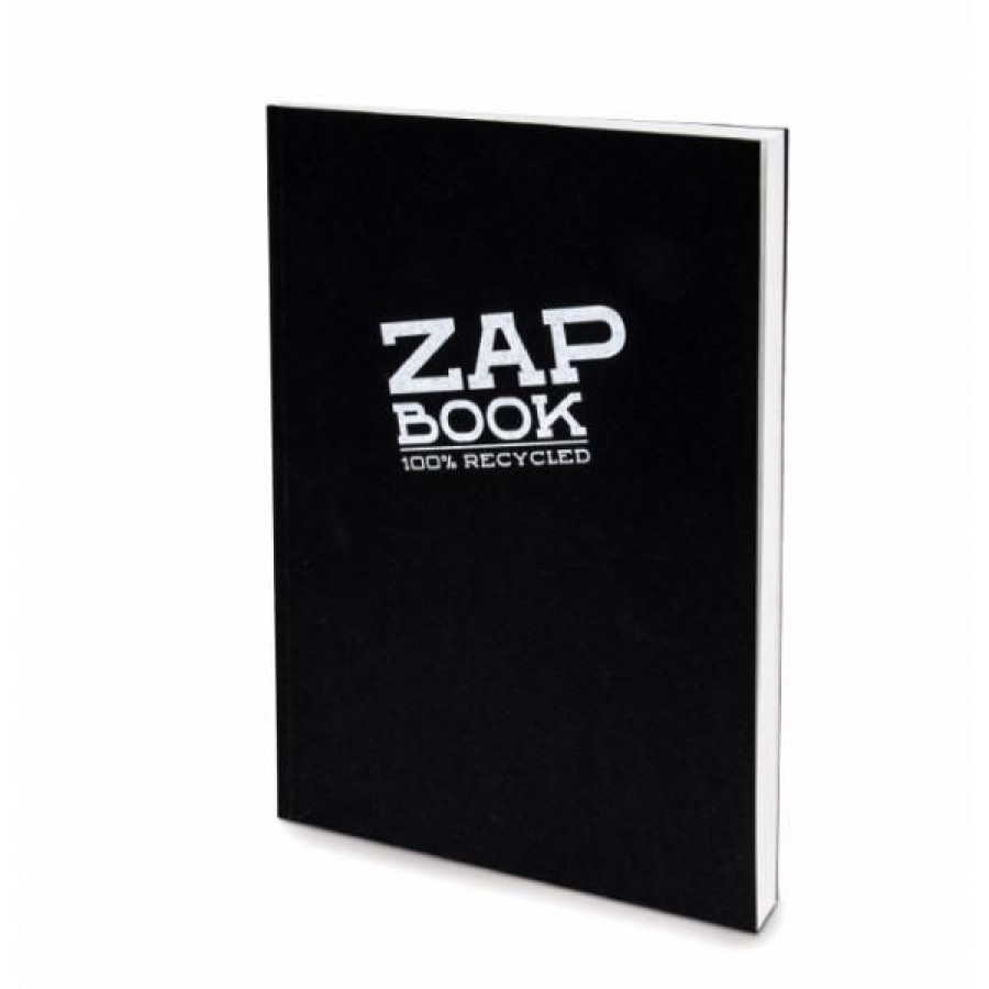 Papiers Creastore Blocs A Croquis | Zap Book Noir - 160 Feuilles 80Gr - Clairefontaine