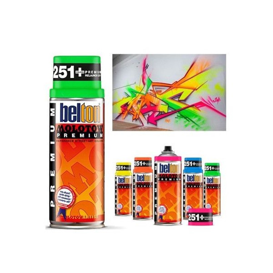 Peintures Creastore | Bombe De Peinture Fluorescente - Molotow