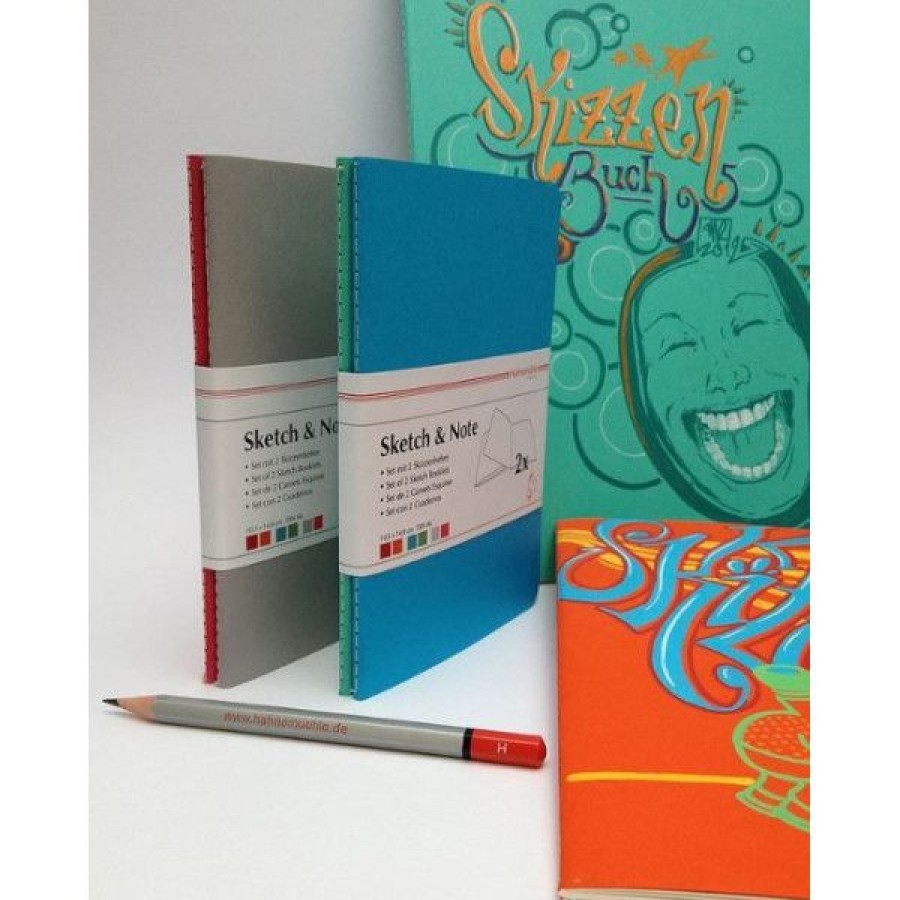 Papiers Creastore Blocs A Croquis | Carnet De Croquis & Notes - Lot De 2 Carnets - Hahnemule