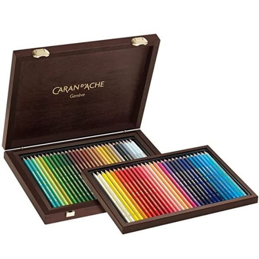 Dessin & Arts Graphiques Creastore Crayons Aquarellables | Coffret 60 Crayons Supracolor Soft Aquarelle - Caran D'Ache