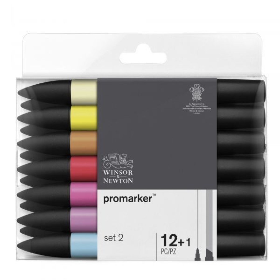 Dessin & Arts Graphiques Creastore Feutres A Alcool | Set De 12 Promarkers + Blender Offert - Set N°2