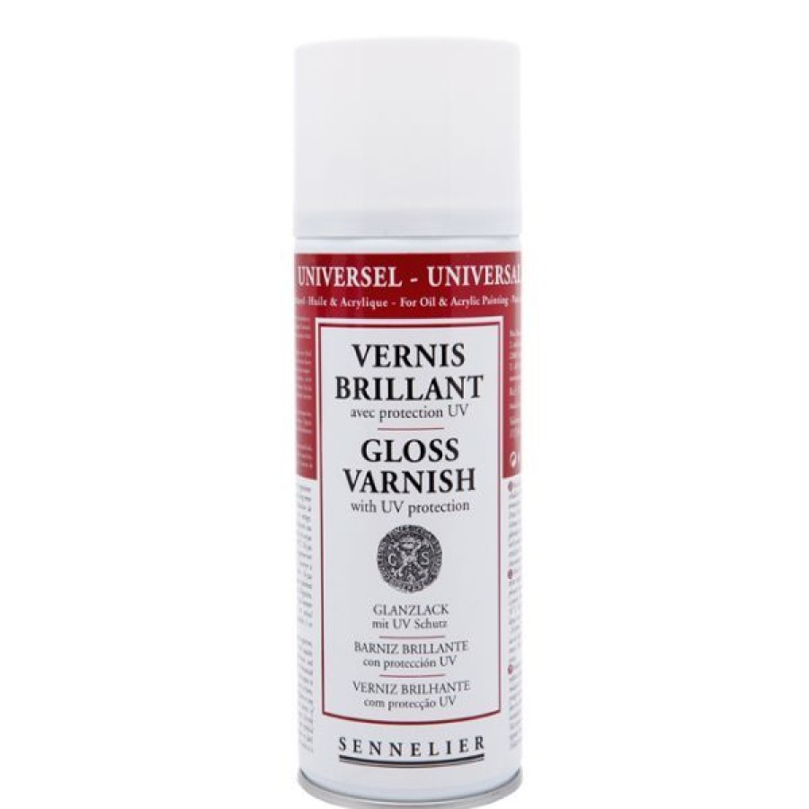 Peintures Creastore Mediums & Vernis Peinture A L'Huile | Vernis Brillant En Bombe - Sennelier