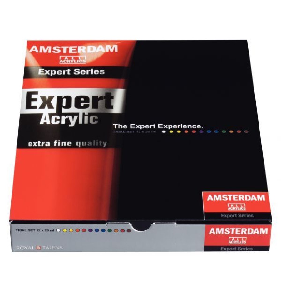 Peintures Creastore Peinture Acrylique Extra&Fine | Set De 12 Tubes 20Ml D'Acrylique Amsterdam Expert