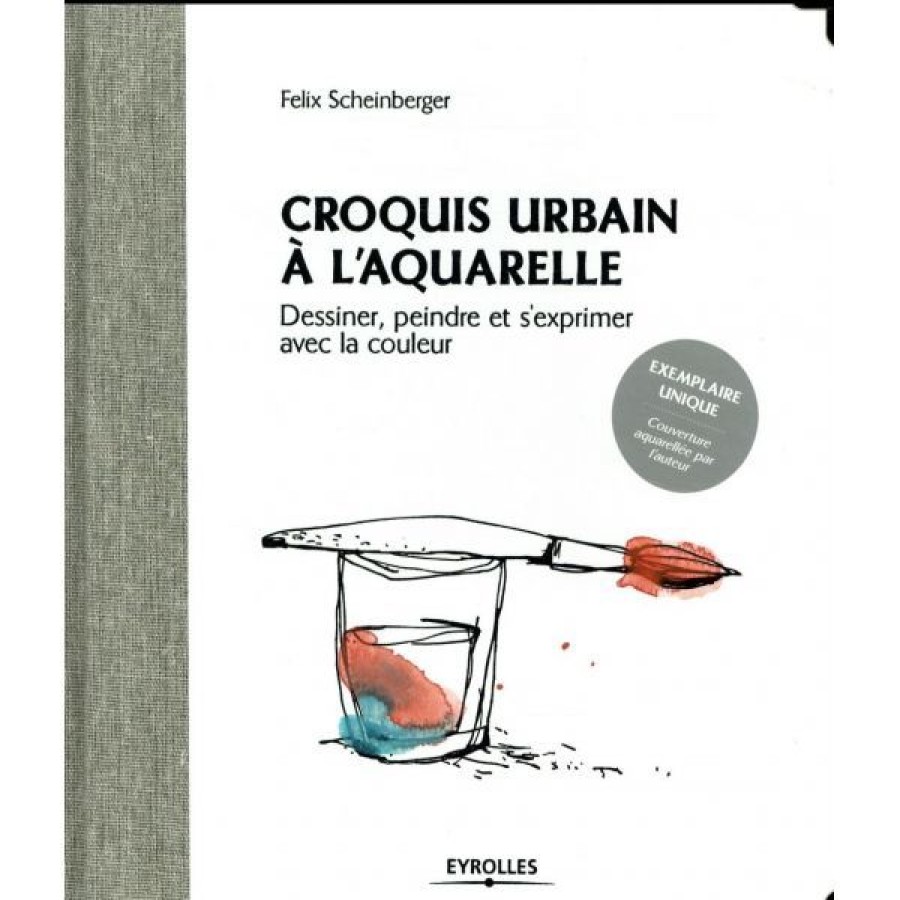 Peintures Creastore Livres Aquarelle | Croquis Urbain A L'Aquarelle - Livre