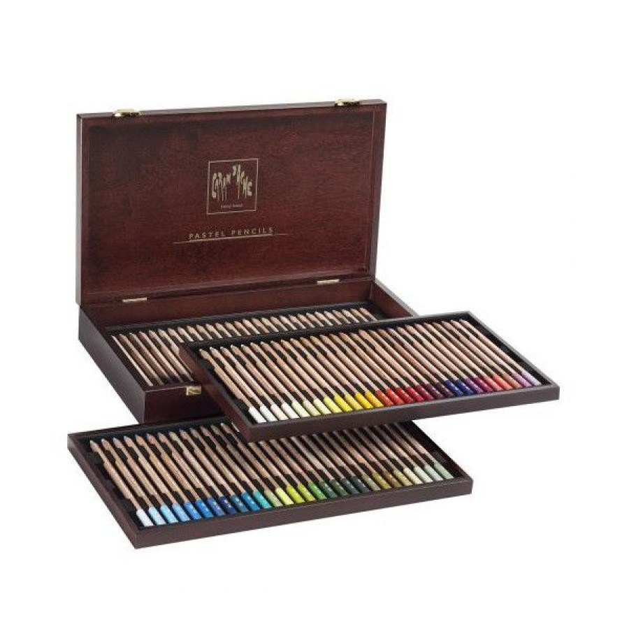 Dessin & Arts Graphiques Creastore Pastels Secs Craies | Coffret 84 Crayons Pastel - Caran D'Ache