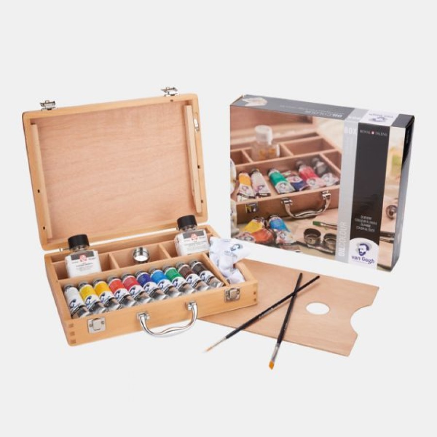 Peintures Creastore Peinture A L'Huile Fine | Coffret Huile Super Fine Van Gogh En Bois