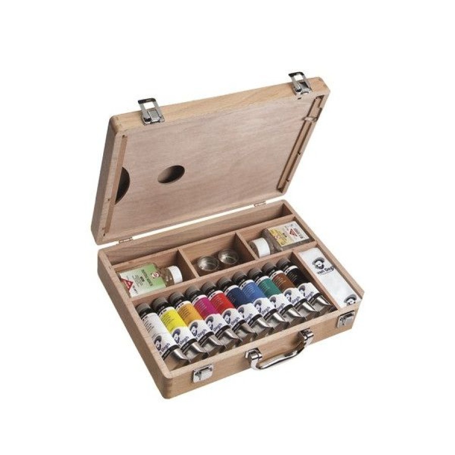 Peintures Creastore Peinture A L'Huile Fine | Coffret Huile Super Fine Van Gogh En Bois