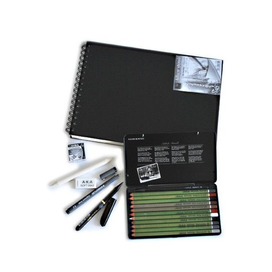 Dessin & Arts Graphiques Creastore Coffrets & Kits | Kit Dessin Avec Feutres Qualibres