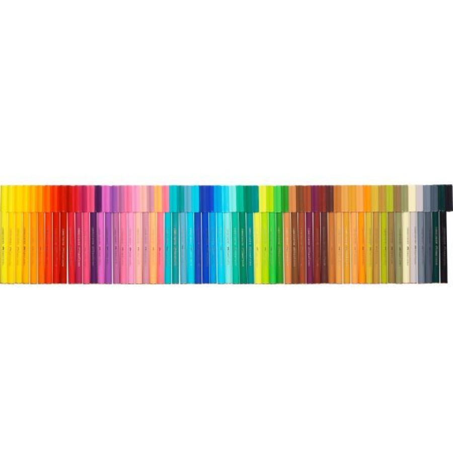 Dessin & Arts Graphiques Creastore Feutres | Feutres Connector Mallette 80 Pieces - Faber-Castell