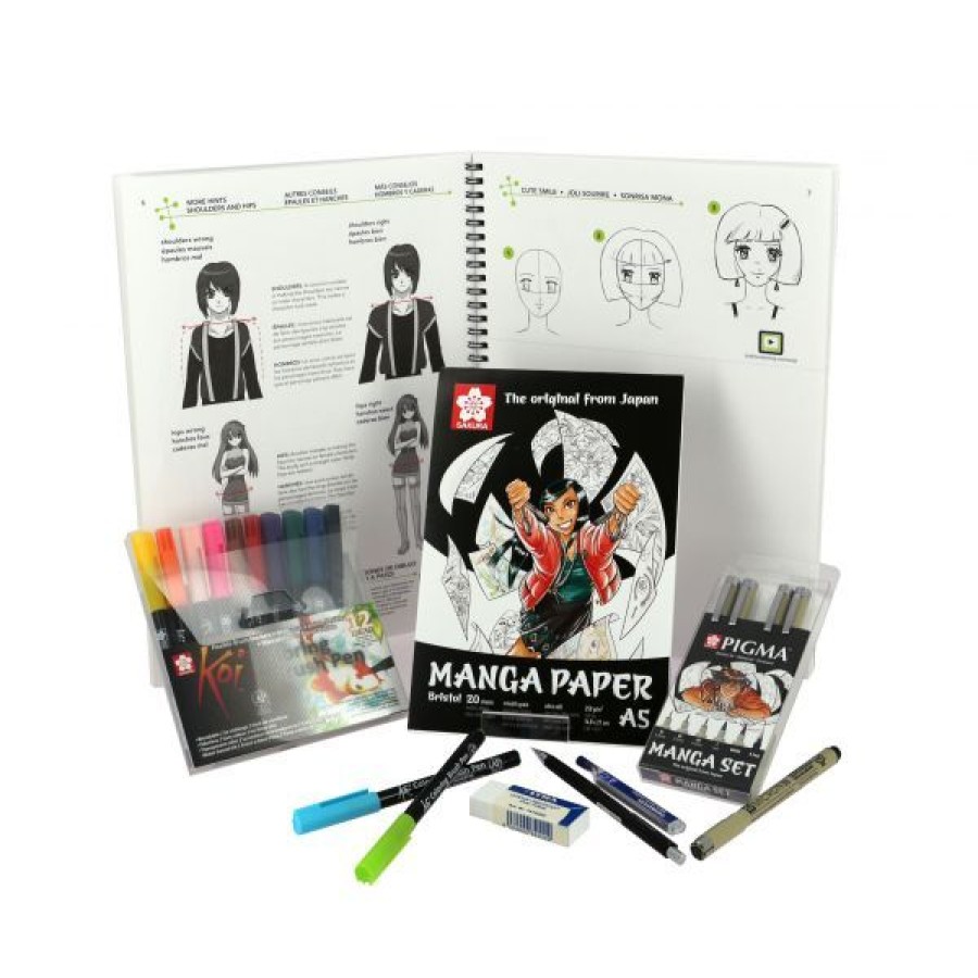 Dessin & Arts Graphiques Creastore Coffrets & Kits | Kit Dessin Manga