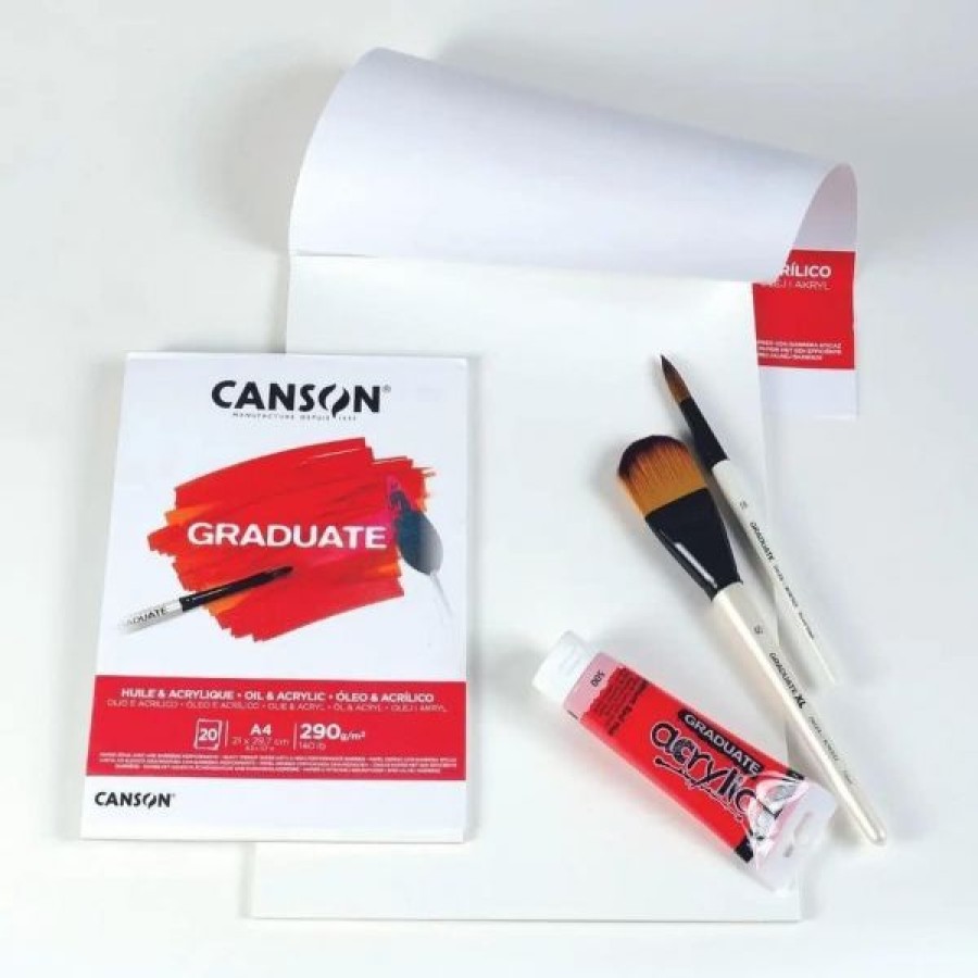 Papiers Creastore Papiers Peinture Huile | Bloc Graduate Pour Peinture Acrylique & Huile - Canson