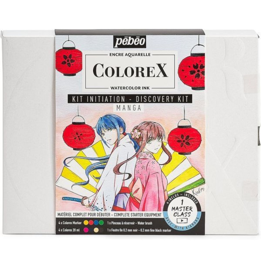 Dessin & Arts Graphiques Creastore Coffrets & Kits | Kit D'Initiation Manga - Encre Colorex