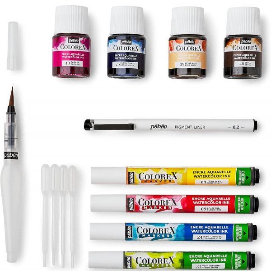 Dessin & Arts Graphiques Creastore Coffrets & Kits | Kit D'Initiation Manga - Encre Colorex