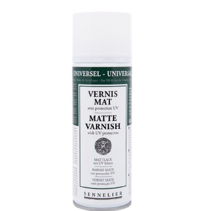 Peintures Creastore Mediums & Vernis Peinture A L'Huile | Vernis Mat En Bombe - Sennelier