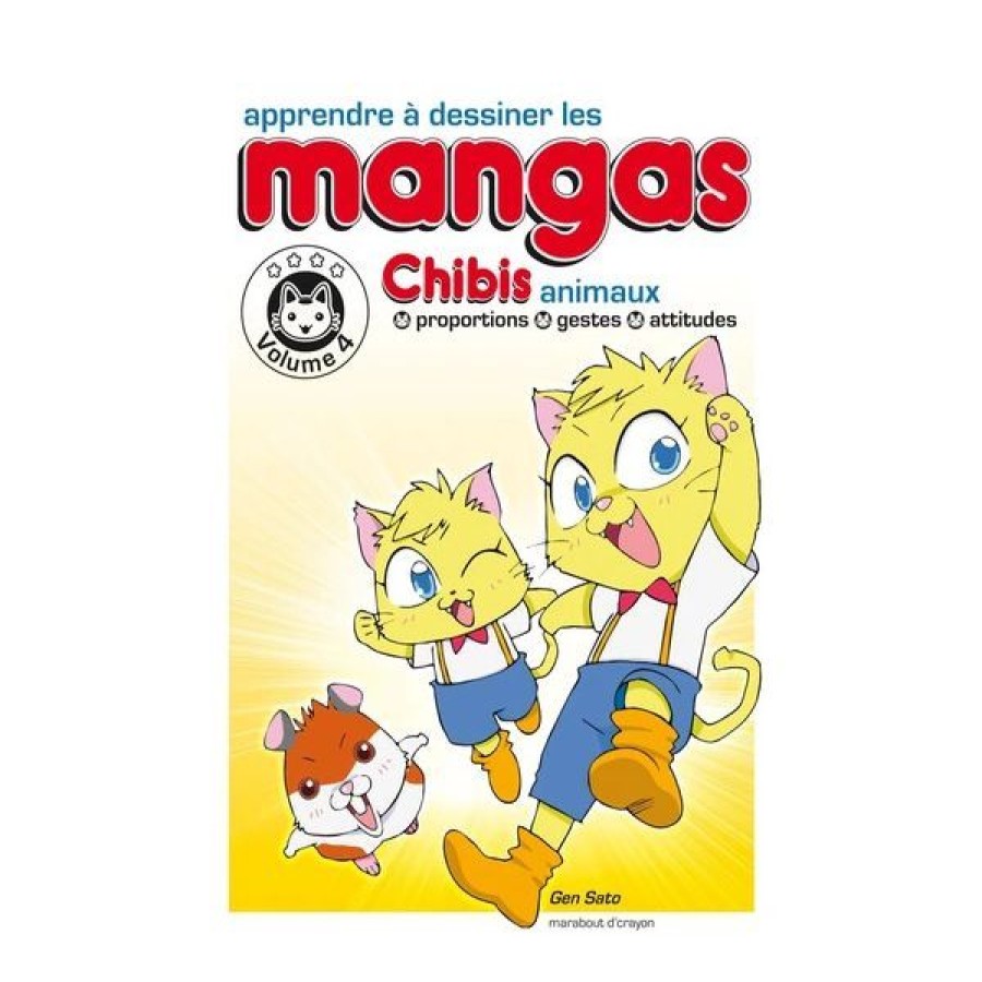 Dessin & Arts Graphiques Creastore Livres Dessin Mangas | Apprendre A Dessiner Chibis Animaux - Livre