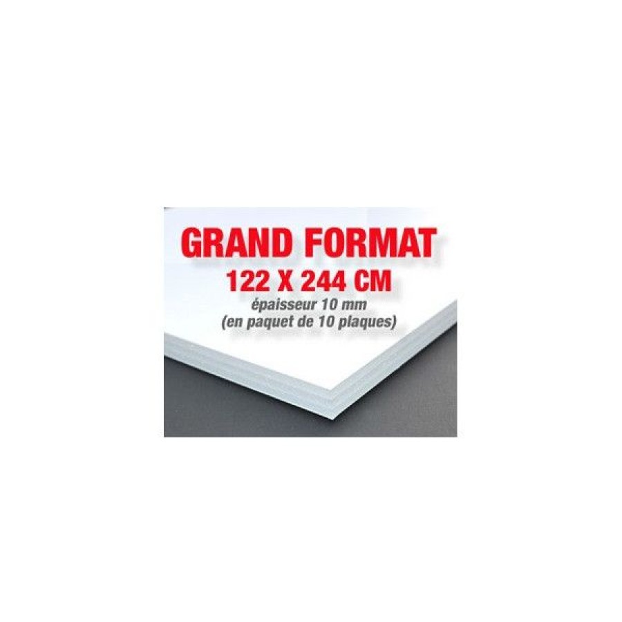 Cartons Mousse & Plume Creastore Carton Mousse Blanc | Carton Mousse / Carton Plume Tres Grand Format