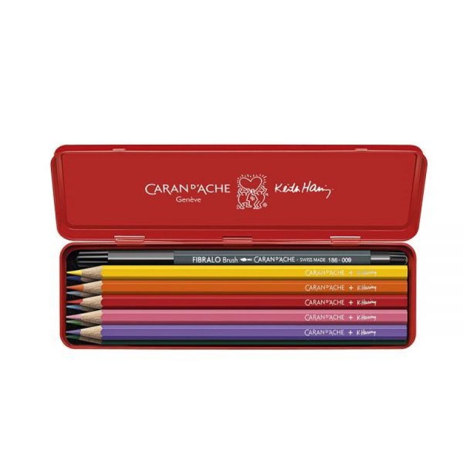 Dessin & Arts Graphiques Creastore Crayons Aquarellables | Set Keith Haring - Caran D'Ache