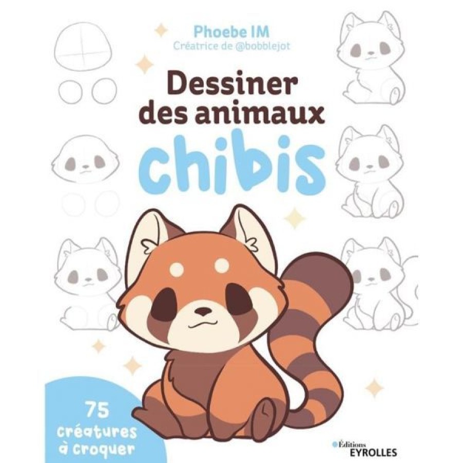 Dessin & Arts Graphiques Creastore Livres Dessin Mangas | Dessiner Les Animaux Chibis - Livre