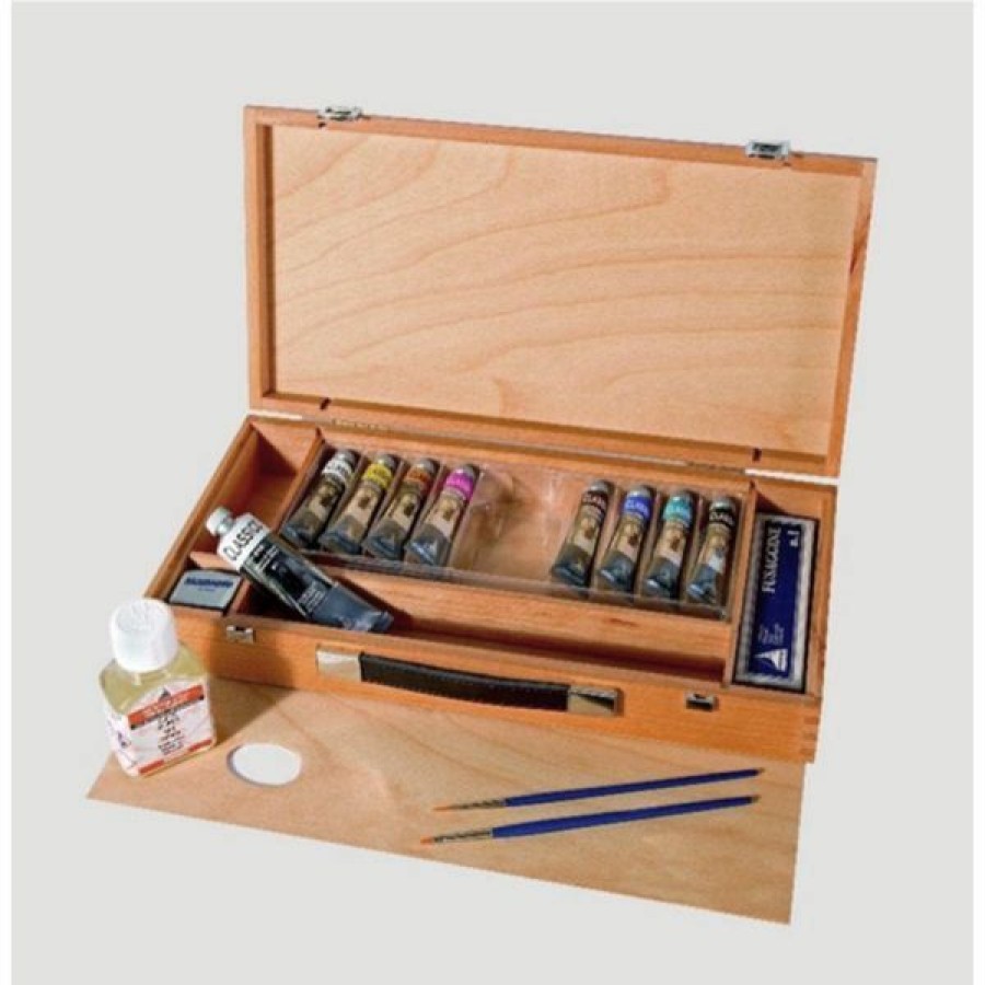 Peintures Creastore Peinture A L'Huile Extra&Fine | Coffret 9 Tubes Huile Extra-Fine Classico + Accessoires Dessin - Maimeri