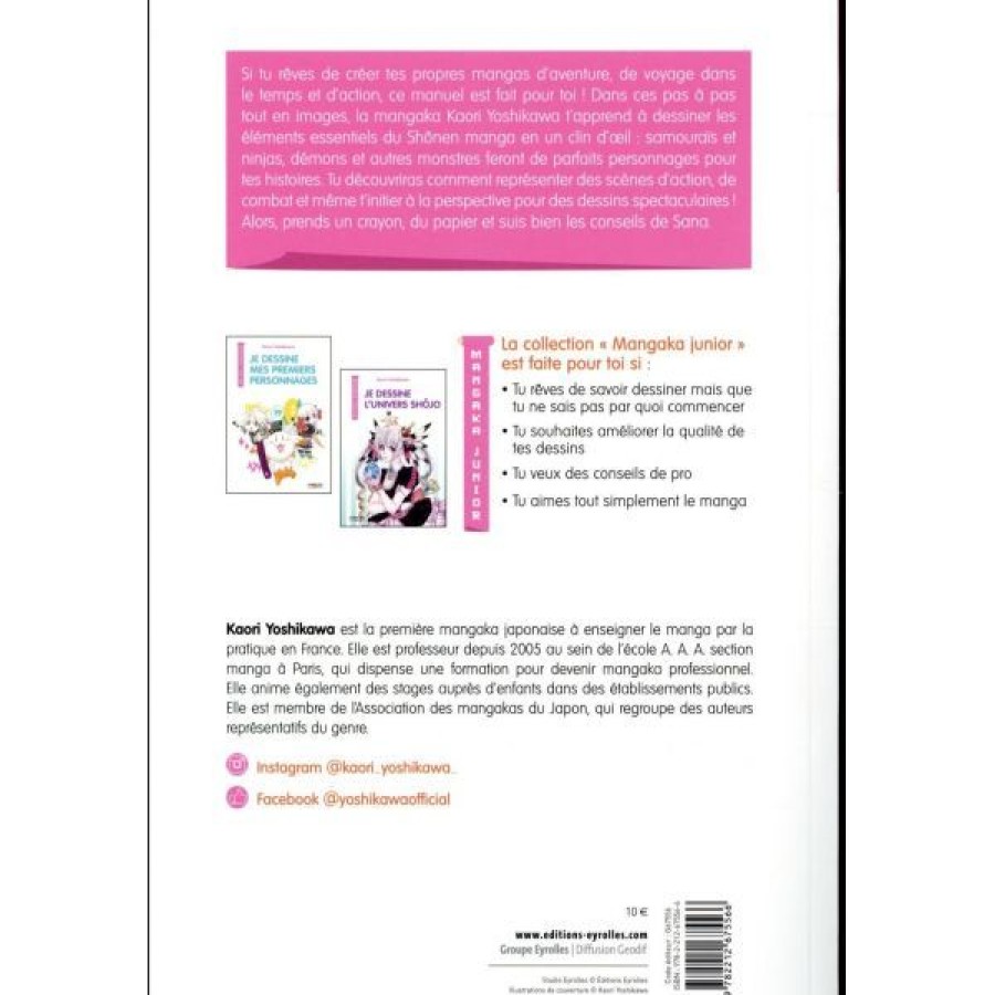 Dessin & Arts Graphiques Creastore Livres Dessin Mangas | Je Dessine L'Univers Shonen - Mangaka Junior - Livre