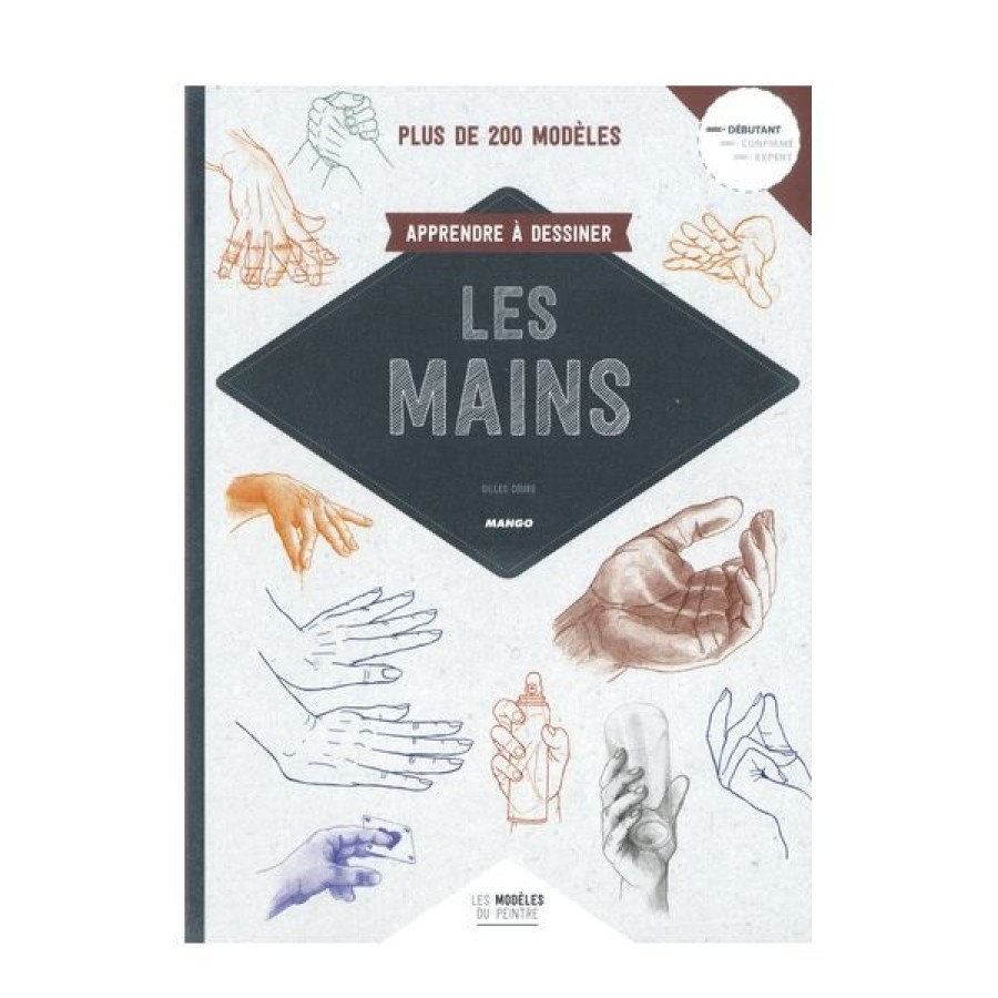 Dessin & Arts Graphiques Creastore Livres Dessin | Apprendre A Dessiner Les Mains - Livre