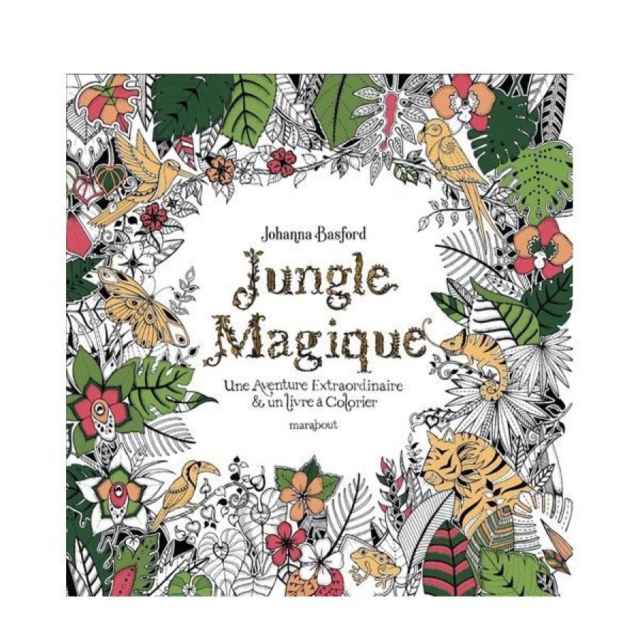 Loisirs Creatifs Creastore Livres Coloriage & Mandala | Jungle Magique Johanna Basford - Coloriage - Livre