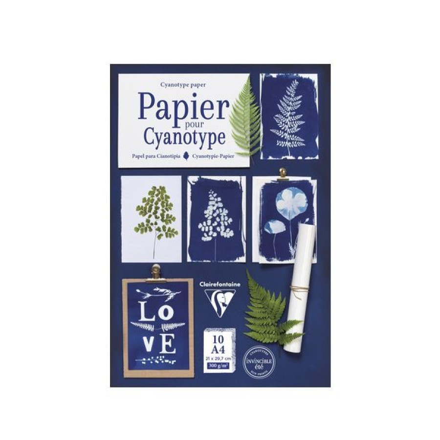 Papiers Creastore Papiers Dessin | Pochette Papier Pour Cyanotype - Clairefontaine