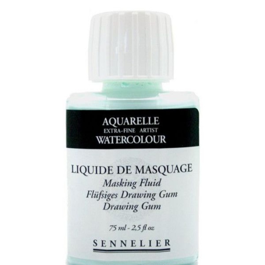 Peintures Creastore Accessoires Pour Peinture Aquarelle | Liquide De Masquage - 75Ml - Sennelier