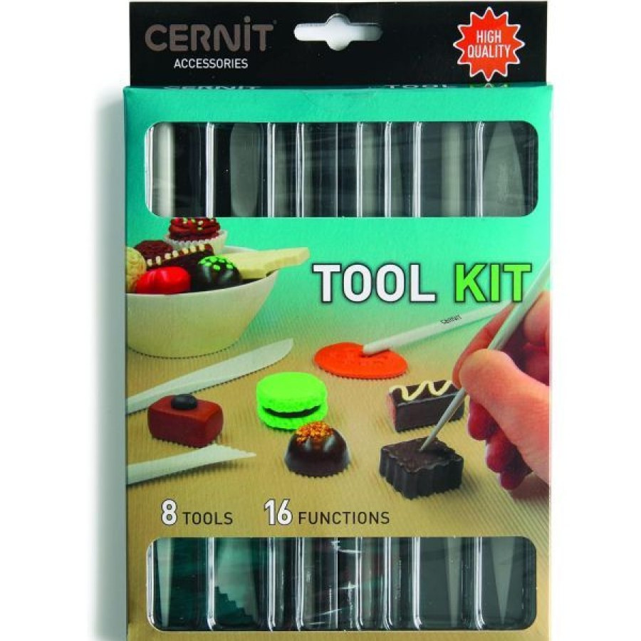 Loisirs Creatifs Creastore Moulage & Modelage | Set De 8 Outils Modelage - Cernit